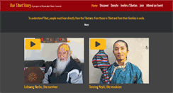 Desktop Screenshot of ourtibetstory.org